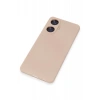 Realme C55 Kılıf Nano içi Kadife Silikon - Pudra