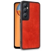 Realme C65 Kılıf Aras Deri Kapak - Kırmızı