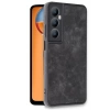 Realme C65 Kılıf Aras Deri Kapak - Siyah