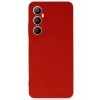 Realme C65 Kılıf First Silikon - Kırmızı