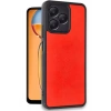 Realme Note 50 4G Kılıf Aras Deri Kapak - Kırmızı