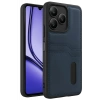 Realme Note 50 4G Kılıf Sara Kartvizitli Deri Kılıf - Lacivert