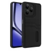 Realme Note 50 4G Kılıf Sara Kartvizitli Deri Kılıf - Siyah