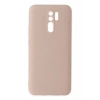 Redmi 9 Kılıf Nano içi Kadife Silikon - Pudra