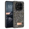 Redmi Note 14 Pro 4G Bright Simli Kapak - Gümüş