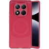 Redmi Note 14 Pro 5G Kılıf Maya Karbon Kapak - Bordo