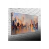 Renkli Kayıp Şehir Canvas Tablo (60x120)