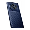 Reno 11 FS Kılıf Auto Focus Karbon Kapak - Lacivert