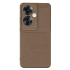 Reno 11F Kılıf Auto Focus Karbon Kapak - Kahverengi