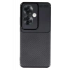 Reno 11F Kılıf Auto Focus Karbon Kapak - Siyah
