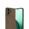 Reno 14F Auto Focus Karbon Kapak - Kahverengi