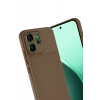Reno 14F Auto Focus Karbon Kapak - Kahverengi