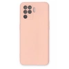 Reno 5 Lite Kılıf Nano içi Kadife Silikon - Pudra