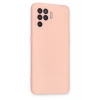 Reno 5 Lite Kılıf Nano içi Kadife Silikon - Pudra