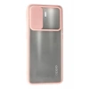 Reno 5 Lite Kılıf Palm Buzlu Kamera Sürgülü Silikon - Pembe
