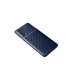 Reno 5 Pro Kılıf Auto Focus Karbon Kapak - Lacivert