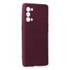 Reno 5 Pro Kılıf First Silikon - Mürdüm