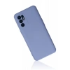 Reno 6 Kılıf Nano içi Kadife Silikon - Lila