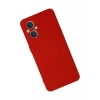 Reno 7 Lite Kılıf Nano içi Kadife Silikon - Kırmızı