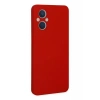 Reno 7 Lite Kılıf Nano içi Kadife Silikon - Kırmızı