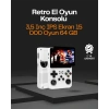 Retro El Konsolu 64 GB – 15.000 Oyun, Geniş Platform Desteği, 3.5” IPS Ekran