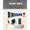 RGB Kayar Yazılı LED Reklam Ekranı – USB Bağlantılı Esnek Tasarım