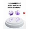 S05 Bluetooth 5.3 Kulaklık IPX4 Su Geçirmez Hızlı Eşleşme Güçlü Stereo Ses