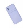 Samsung Galaxy A01 Core Kılıf Kelvin Kartvizitli Silikon - Lila
