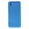 Samsung Galaxy A01 Core Kılıf Nano içi Kadife Silikon - Mavi