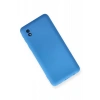 Samsung Galaxy A01 Core Kılıf Nano içi Kadife Silikon - Mavi