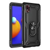 Samsung Galaxy A01 Core Kılıf Sofya Yüzüklü Silikon Kapak - Siyah