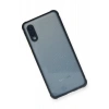 Samsung Galaxy A02 Kılıf Miami Şeffaf Silikon - Lacivert