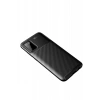 Samsung Galaxy A02S Kılıf Auto Focus Karbon Kapak - Siyah