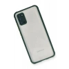 Samsung Galaxy A02S Kılıf Miami Şeffaf Silikon - Koyu Yeşil