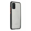 Samsung Galaxy A02S Kılıf Miami Şeffaf Silikon - Siyah