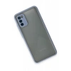 Samsung Galaxy A02S Kılıf Montreal Silikon Kapak - Gri