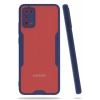 Samsung Galaxy A02S Kılıf Platin Silikon - Lacivert