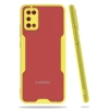 Samsung Galaxy A02S Kılıf Platin Silikon - Sarı