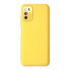 Samsung Galaxy A03S Kılıf Lansman Glass Kapak - Sarı