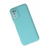Samsung Galaxy A03S Kılıf Lansman Glass Kapak - Turkuaz