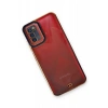 Samsung Galaxy A03S Kılıf Liva Lens Silikon - Mavi