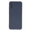 Samsung Galaxy A03S Kılıf Nano içi Kadife Silikon - Gri