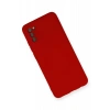 Samsung Galaxy A03S Kılıf Nano içi Kadife Silikon - Kırmızı