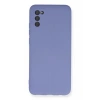 Samsung Galaxy A03S Kılıf Nano içi Kadife Silikon - Lila