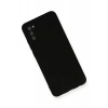 Samsung Galaxy A03S Kılıf Nano içi Kadife Silikon - Siyah