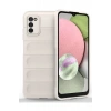 Samsung Galaxy A03S Kılıf Optimum Silikon - Krem