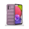 Samsung Galaxy A03S Kılıf Optimum Silikon - Mor