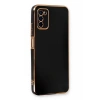 Samsung Galaxy A03S Kılıf Volet Silikon - Siyah