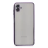 Samsung Galaxy A04 Kılıf Lensli Silikon - Mor