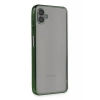 Samsung Galaxy A04 Kılıf Lensli Silikon - Yeşil